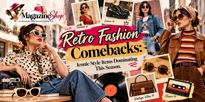 Retro Fashion Comebacks Iconic Style Items Dominating This Season