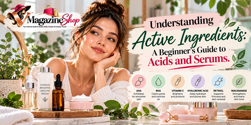 Understanding Active Ingredients A Beginner’s Guide to Acids and Serums